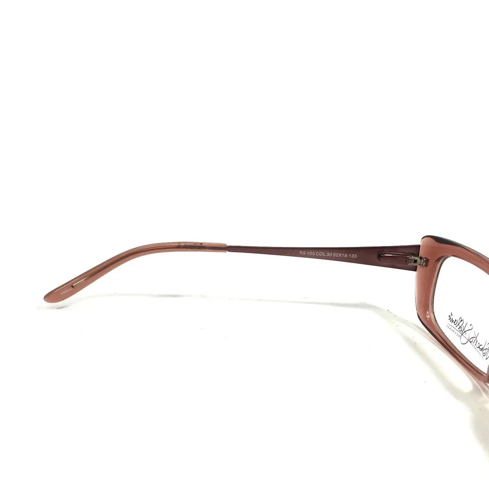 Roberto Steffani RS 105 COL 30 Eyeglasses Frames Clear Brown Cat Eye 52-15-135